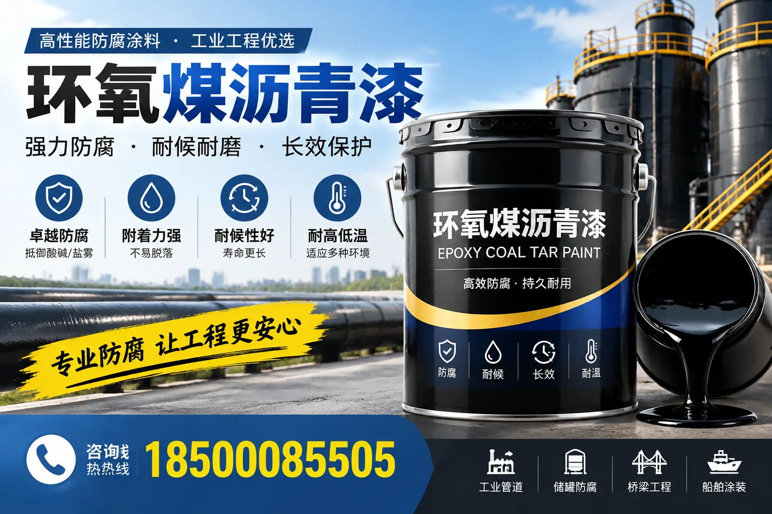 环氧煤沥青漆的施工方法与注意事项，确保在长沙顺利完成